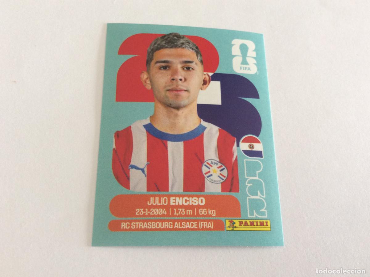 Cromos de f&uacute;tbol: PAR15 PAR 15 Julio Enciso Paraguay Sticker Cromo FIFA World Cup 2026 26 Panini Mundial