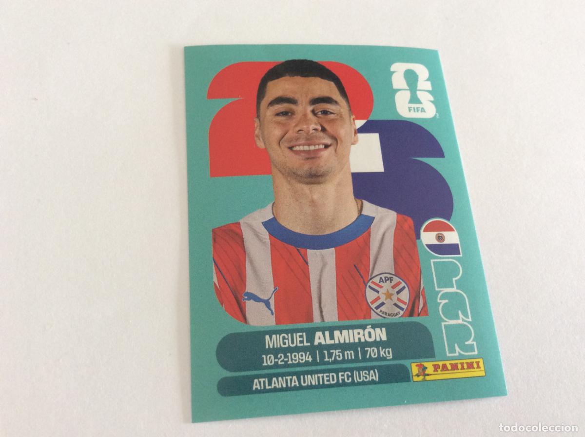 Cromos de f&uacute;tbol: PAR17 PAR 17 Miguel Almir&oacute;n Paraguay Sticker Cromo FIFA World Cup 2026 26 Panini Mundial