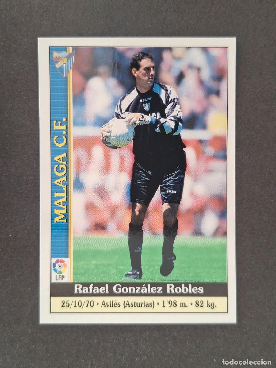 Cromos de f&uacute;tbol: L1 RAFA MALAGA C. F. 291 MUNDICROMO LAS FICHAS DE LA LIGA 2000 99 00