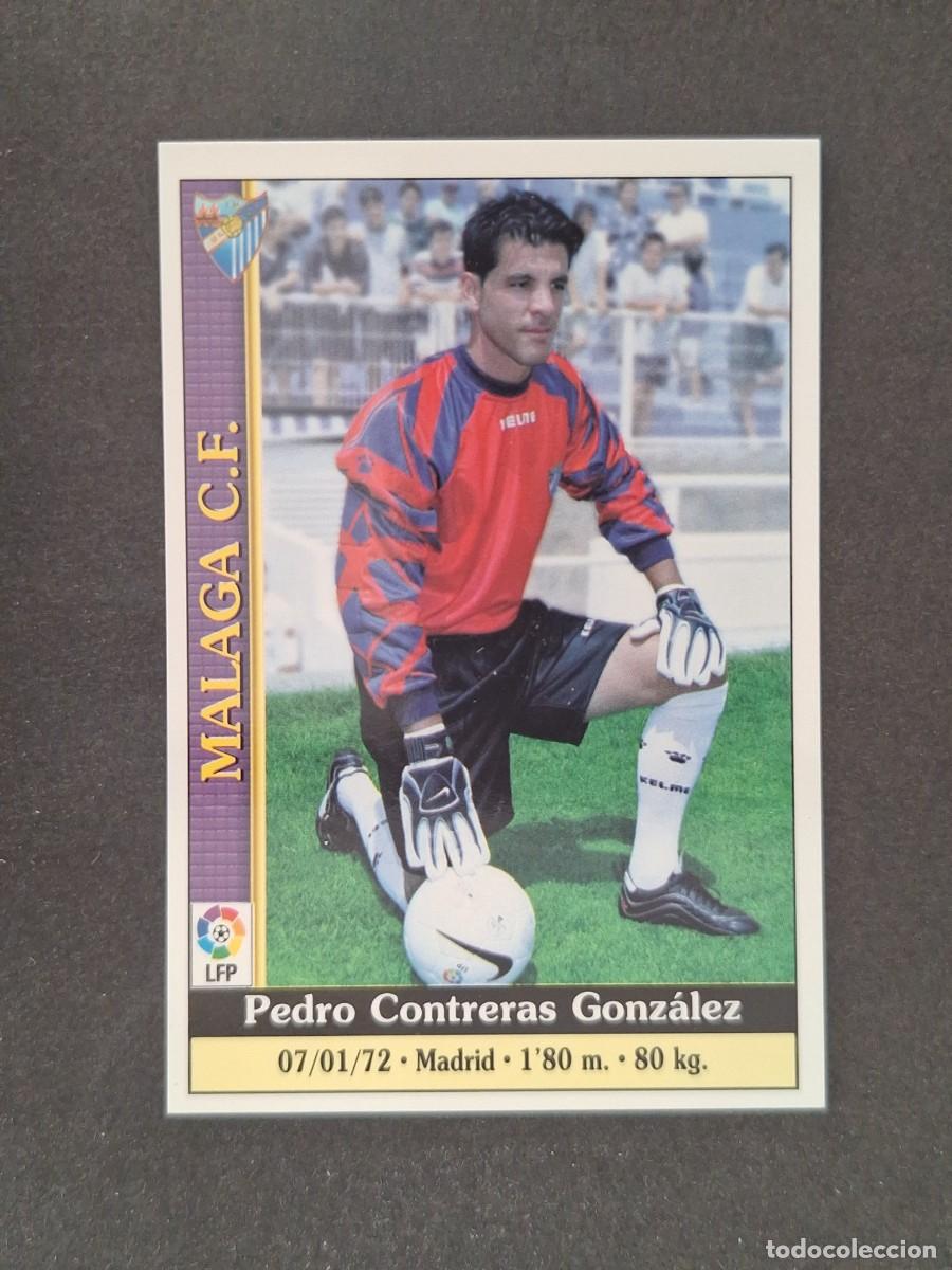 Cromos de f&uacute;tbol: L1 CONTRERAS MALAGA C. F. 292 MUNDICROMO LAS FICHAS DE LA LIGA 2000 99 00
