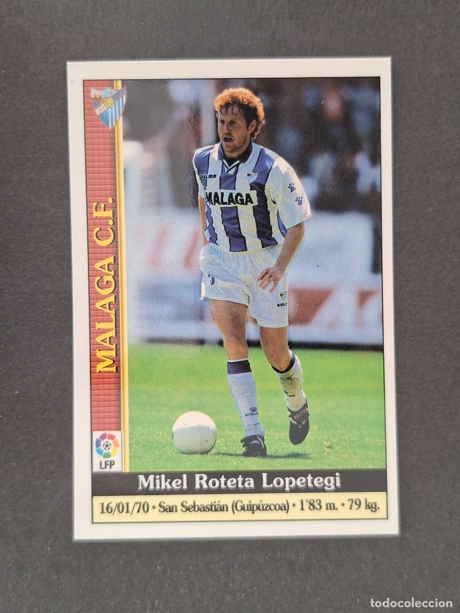 Cromos de f&uacute;tbol: L1 ROTETA MALAGA C. F. 294 MUNDICROMO LAS FICHAS DE LA LIGA 2000 99 00