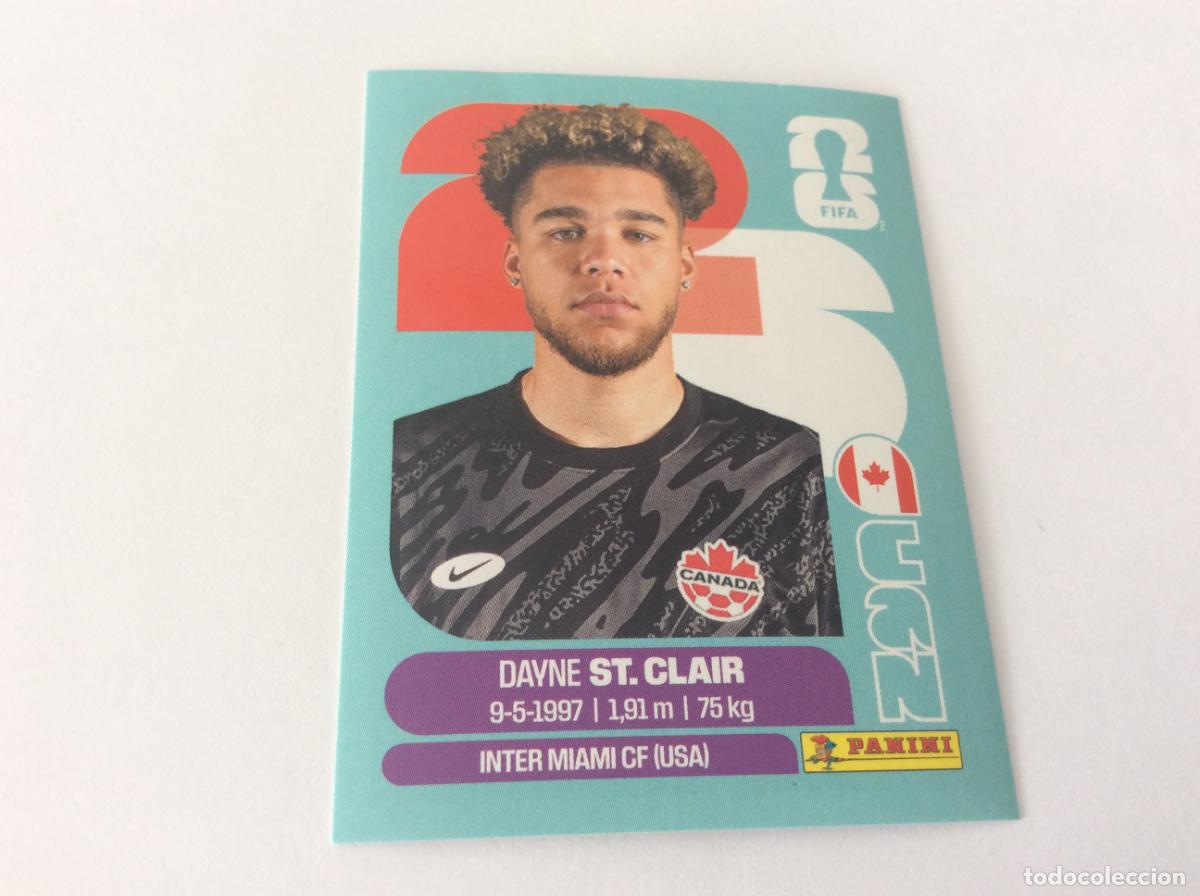 Cromos de f&uacute;tbol: CAN2 CAN 2 Dayne St.Clair Canad&aacute; Sticker Cromo FIFA World Cup 2026 26 Panini Mundial