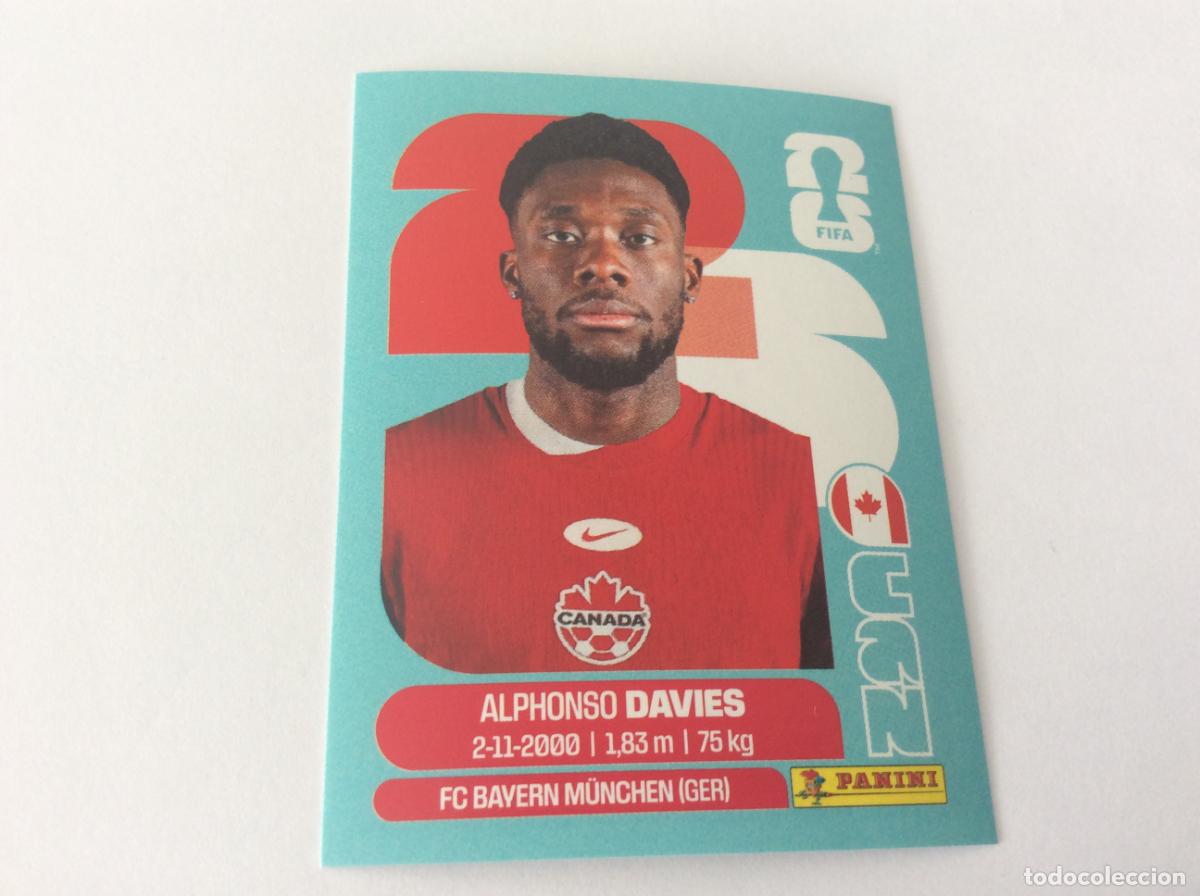 Cromos de f&uacute;tbol: CAN3 CAN 3 Alphonso Davies Canad&aacute; Sticker Cromo FIFA World Cup 2026 26 Panini Mundial