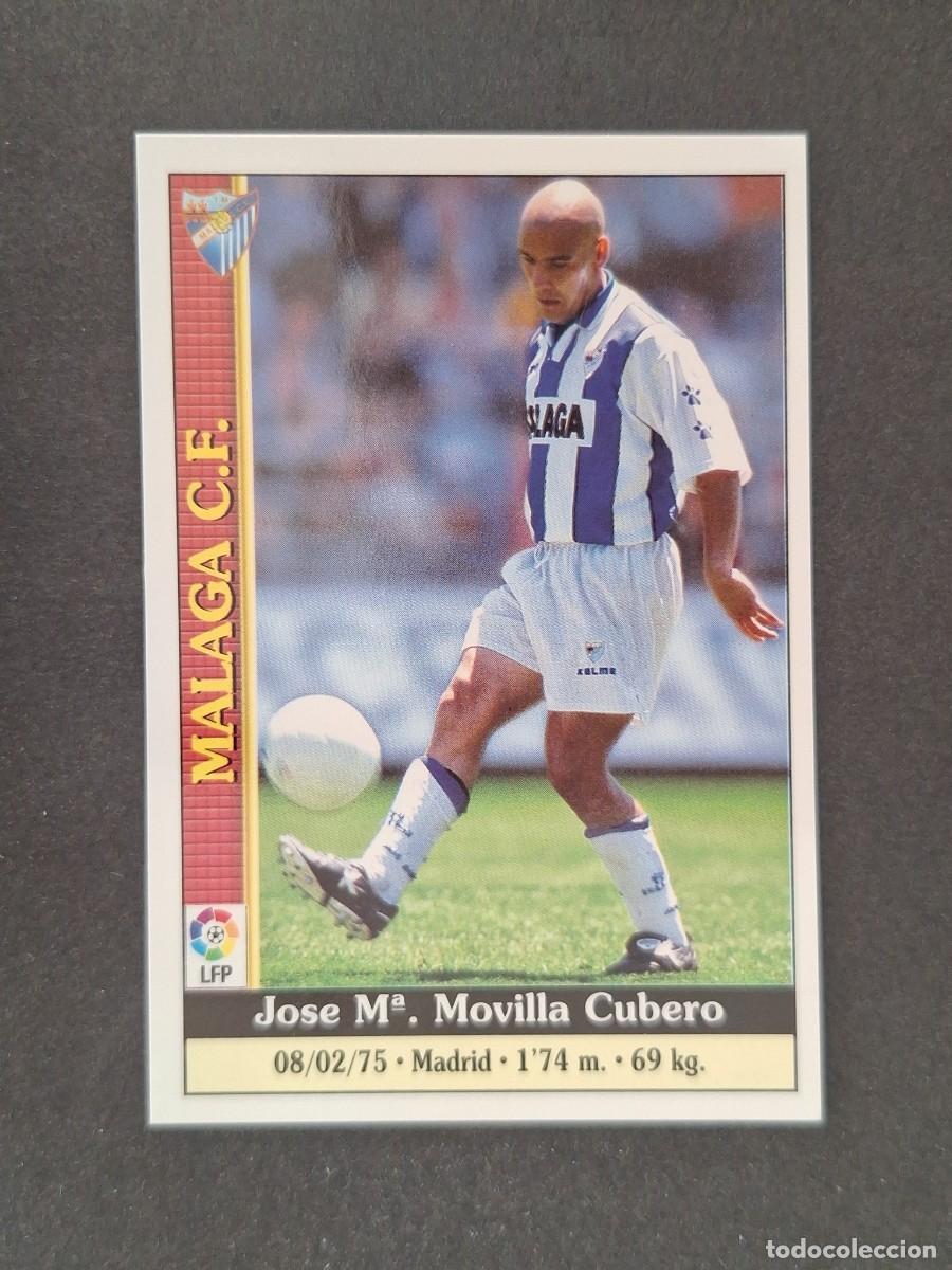 Cromos de f&uacute;tbol: L1 MOVILLA MALAGA C. F. 298 MUNDICROMO LAS FICHAS DE LA LIGA 2000 99 00