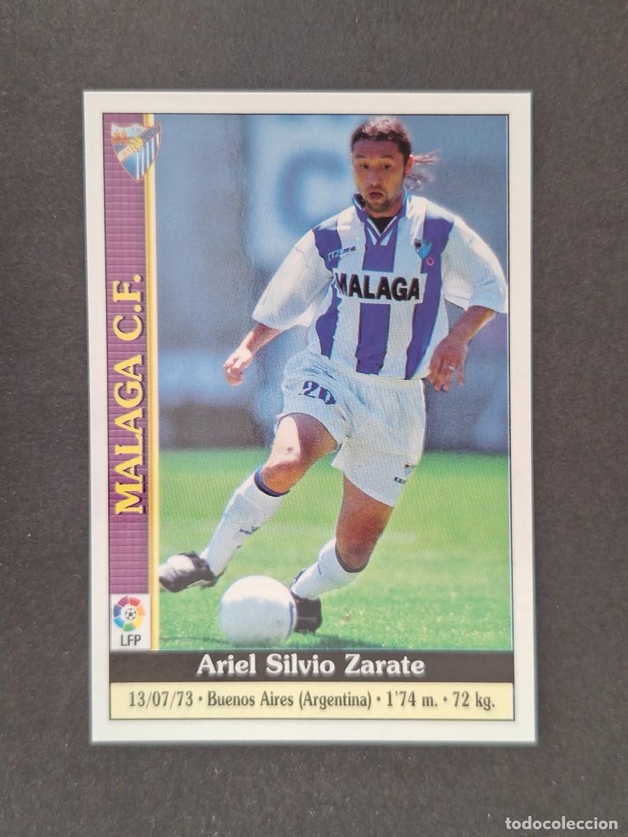 Cromos de f&uacute;tbol: L1 ZARATE MALAGA C. F. 300 MUNDICROMO LAS FICHAS DE LA LIGA 2000 99 00
