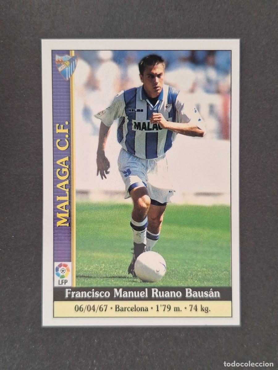 Cromos de f&uacute;tbol: L1 RUANO MALAGA C. F. 301 MUNDICROMO LAS FICHAS DE LA LIGA 2000 99 00