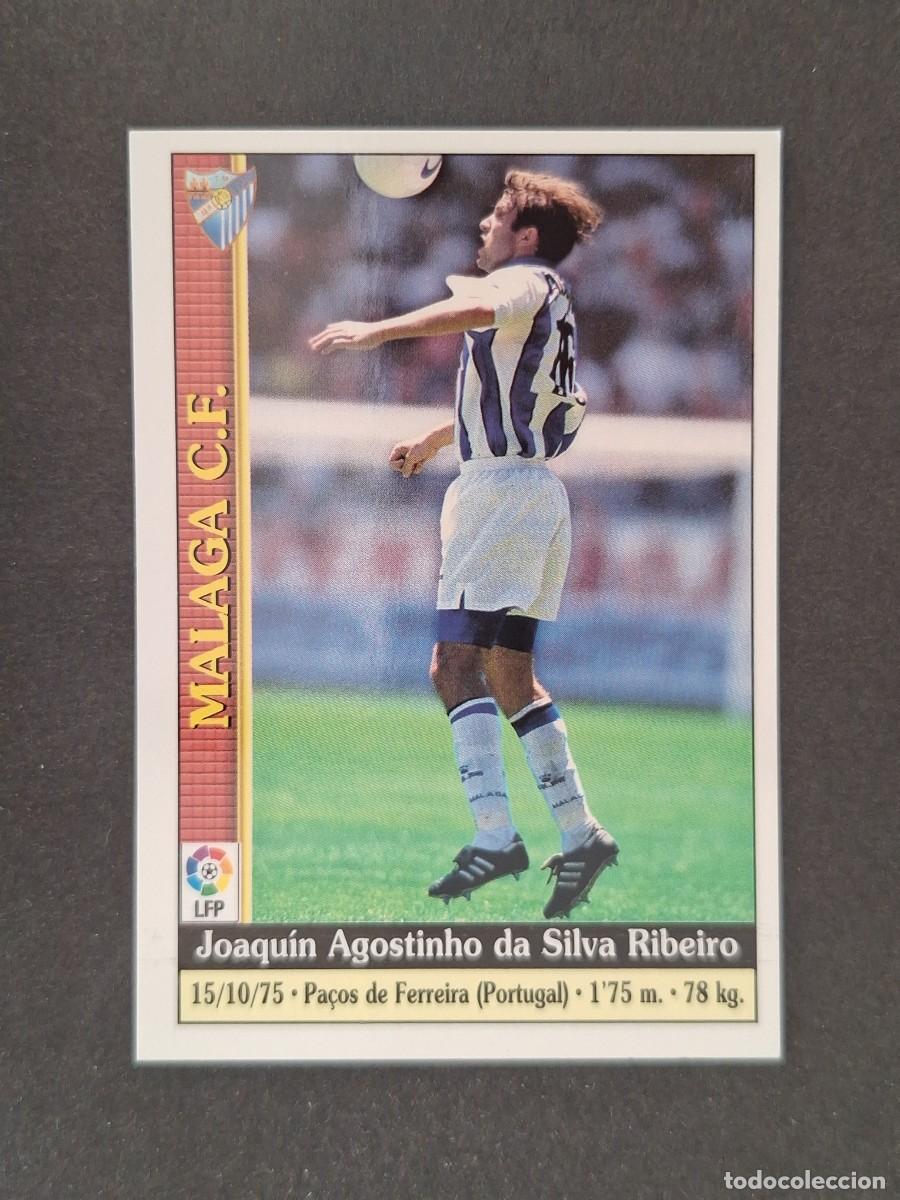 Cromos de f&uacute;tbol: L1 AGOSTINHO MALAGA C. F. 302 MUNDICROMO LAS FICHAS DE LA LIGA 2000 99 00