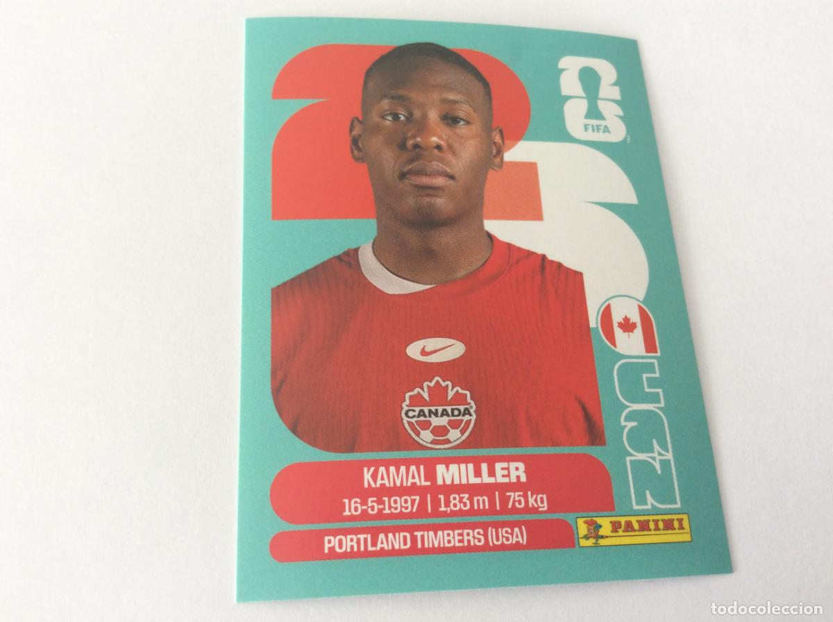 Cromos de f&uacute;tbol: CAN9 CAN 9 Kamal Miller Canad&aacute; Sticker Cromo FIFA World Cup 2026 26 Panini Mundial