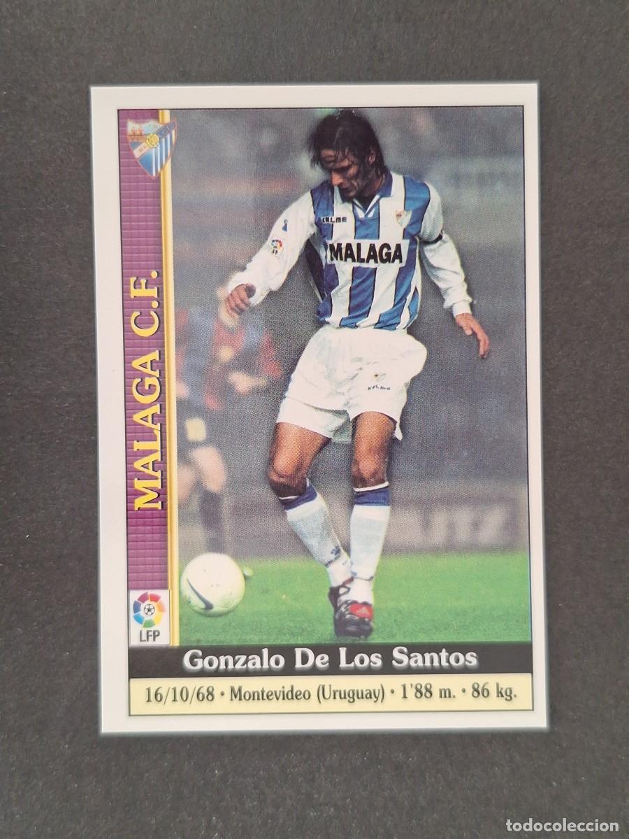 Cromos de f&uacute;tbol: L1 DE LOS SANTOS MALAGA C. F. 305 MUNDICROMO LAS FICHAS DE LA LIGA 2000 99 00