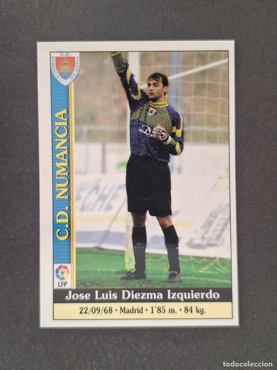 Cromos de f&uacute;tbol: L1 DIEZMA C. D. NUMANCIA 309 MUNDICROMO LAS FICHAS DE LA LIGA 2000 99 00