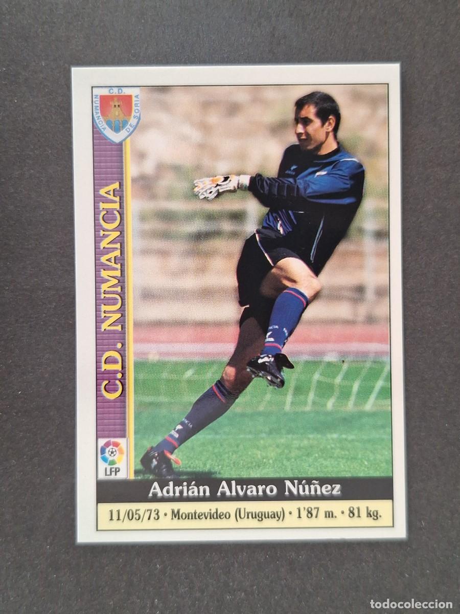 Cromos de f&uacute;tbol: L1 NU&Ntilde;EZ C. D. NUMANCIA 310 MUNDICROMO LAS FICHAS DE LA LIGA 2000 99 00