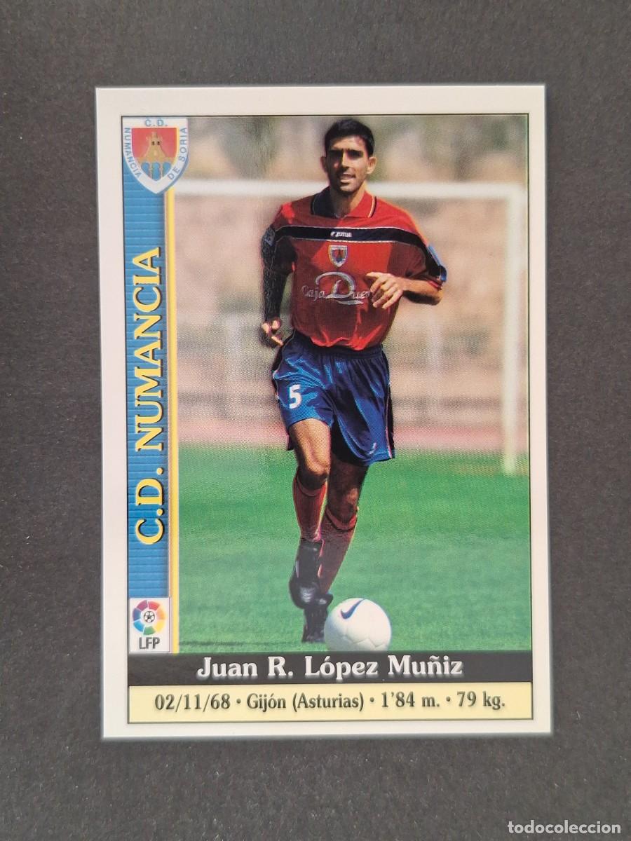 Cromos de f&uacute;tbol: L1 MU&Ntilde;IZ C. D. NUMANCIA 313 MUNDICROMO LAS FICHAS DE LA LIGA 2000 99 00