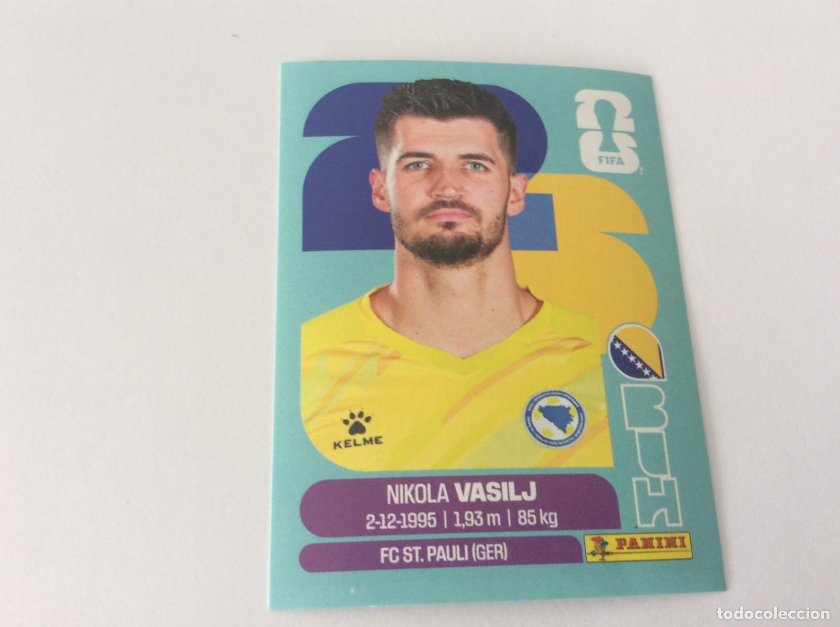 Cromos de f&uacute;tbol: BIH2 BIH 2 Nikola Vasilj Bosnia Sticker Cromo FIFA World Cup 2026 26 Panini Mundial