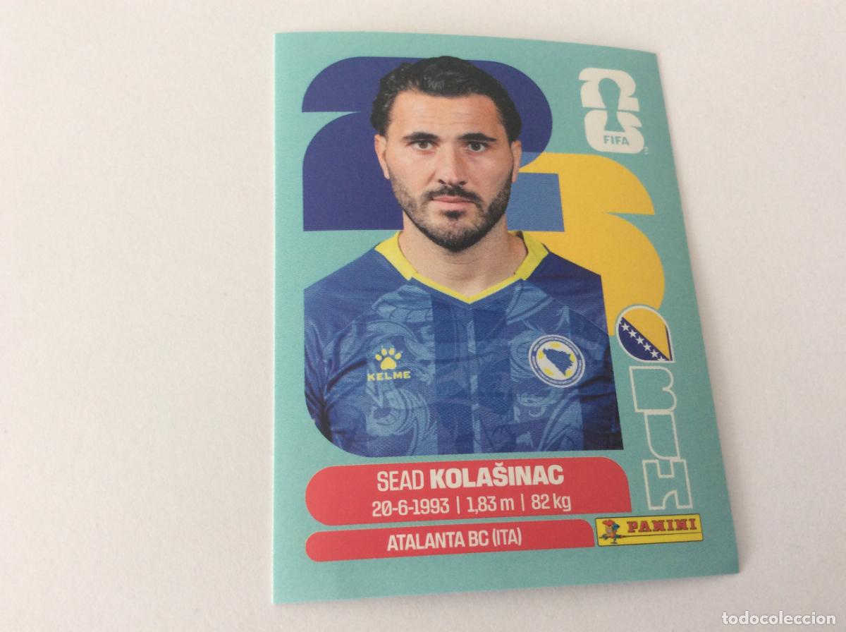 Cromos de f&uacute;tbol: BIH4 BIH 4 Sead Kolasinac Bosnia Sticker Cromo FIFA World Cup 2026 26 Panini Mundial
