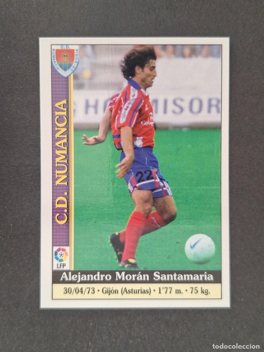 Cromos de f&uacute;tbol: L1 MORAN C. D. NUMANCIA 318 MUNDICROMO LAS FICHAS DE LA LIGA 2000 99 00