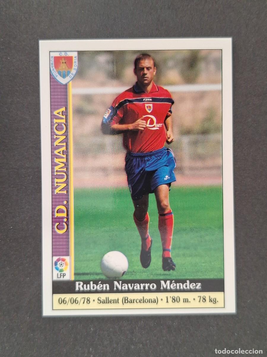 Figurine di Calcio: L1 RUBEN NAVARRO C. D. NUMANCIA 322 MUNDICROMO LAS FICHAS DE LA LIGA 2000 99 00
