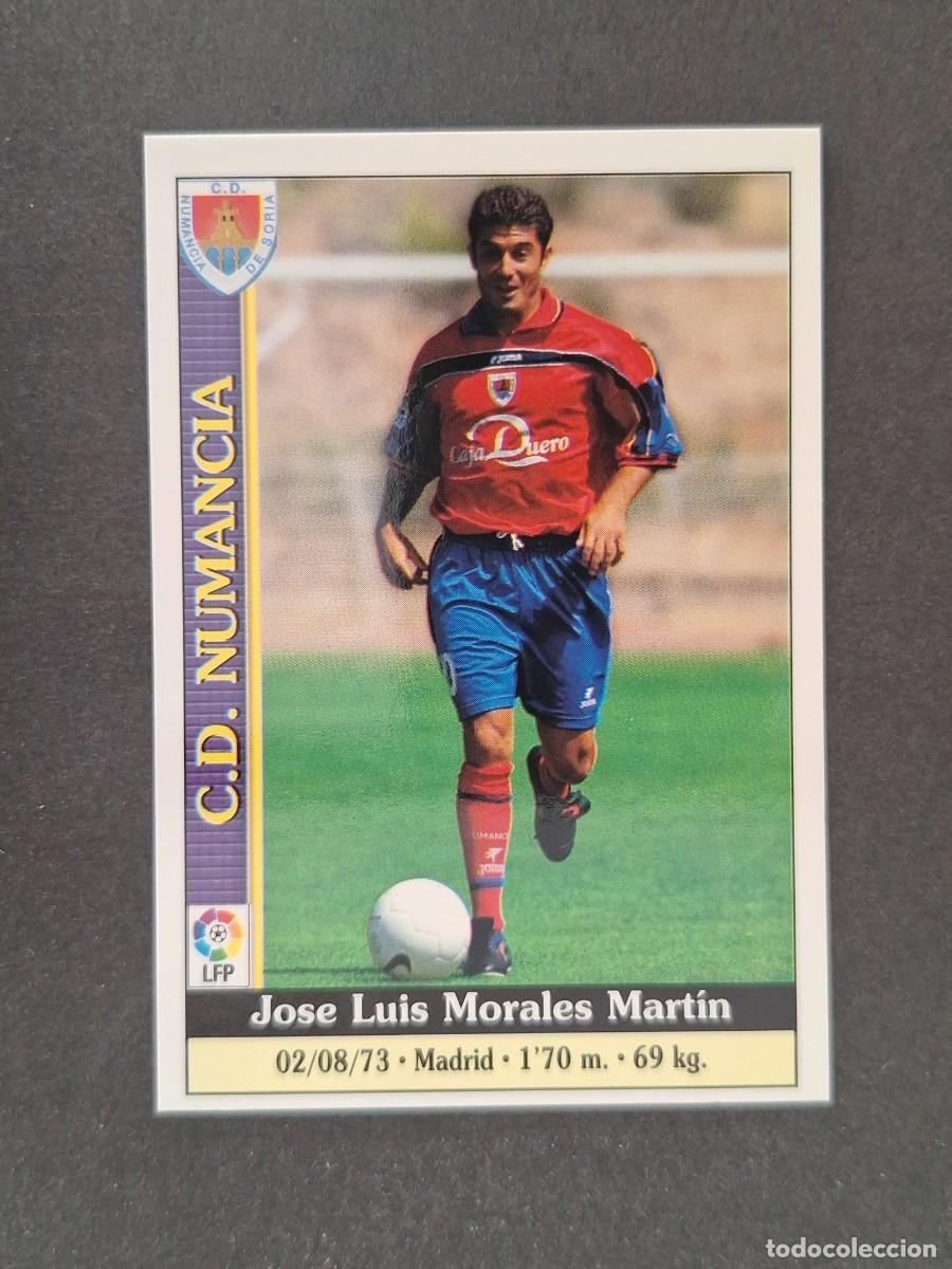 Figurine di Calcio: L1 MORALES C. D. NUMANCIA 323 MUNDICROMO LAS FICHAS DE LA LIGA 2000 99 00