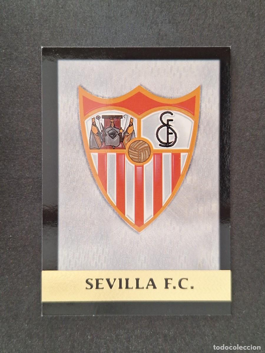 Figurine di Calcio: L1 ESCUDO SEVILLA C. F. 325 MUNDICROMO LAS FICHAS DE LA LIGA 2000 99 00