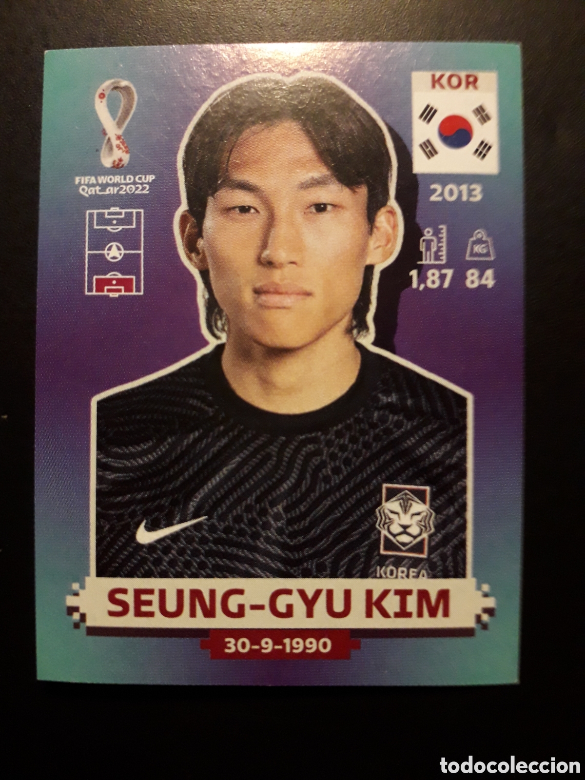 Figurine di Calcio: SEUNG GYU KIM COREA N&deg; 3 COPA MUNDIAL DE F&Uacute;TBOL QATAR 2022 22 PANINI SIN PEGAR PEDIDO M&Iacute;NIMO 3&euro;