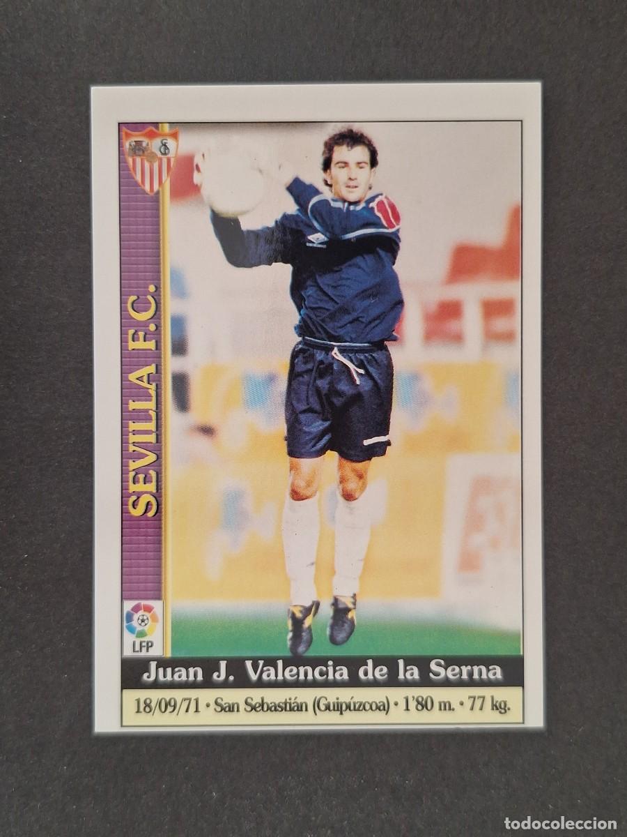 Figurine di Calcio: L1 VALENCIA SEVILLA C. F. 328 MUNDICROMO LAS FICHAS DE LA LIGA 2000 99 00