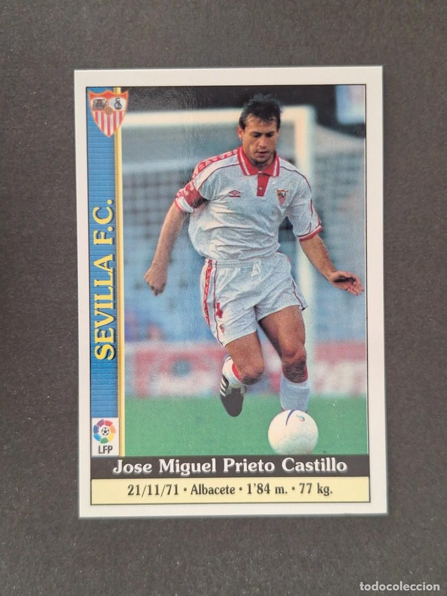 Figurine di Calcio: L1 PRIETO SEVILLA C. F. 331 MUNDICROMO LAS FICHAS DE LA LIGA 2000 99 00