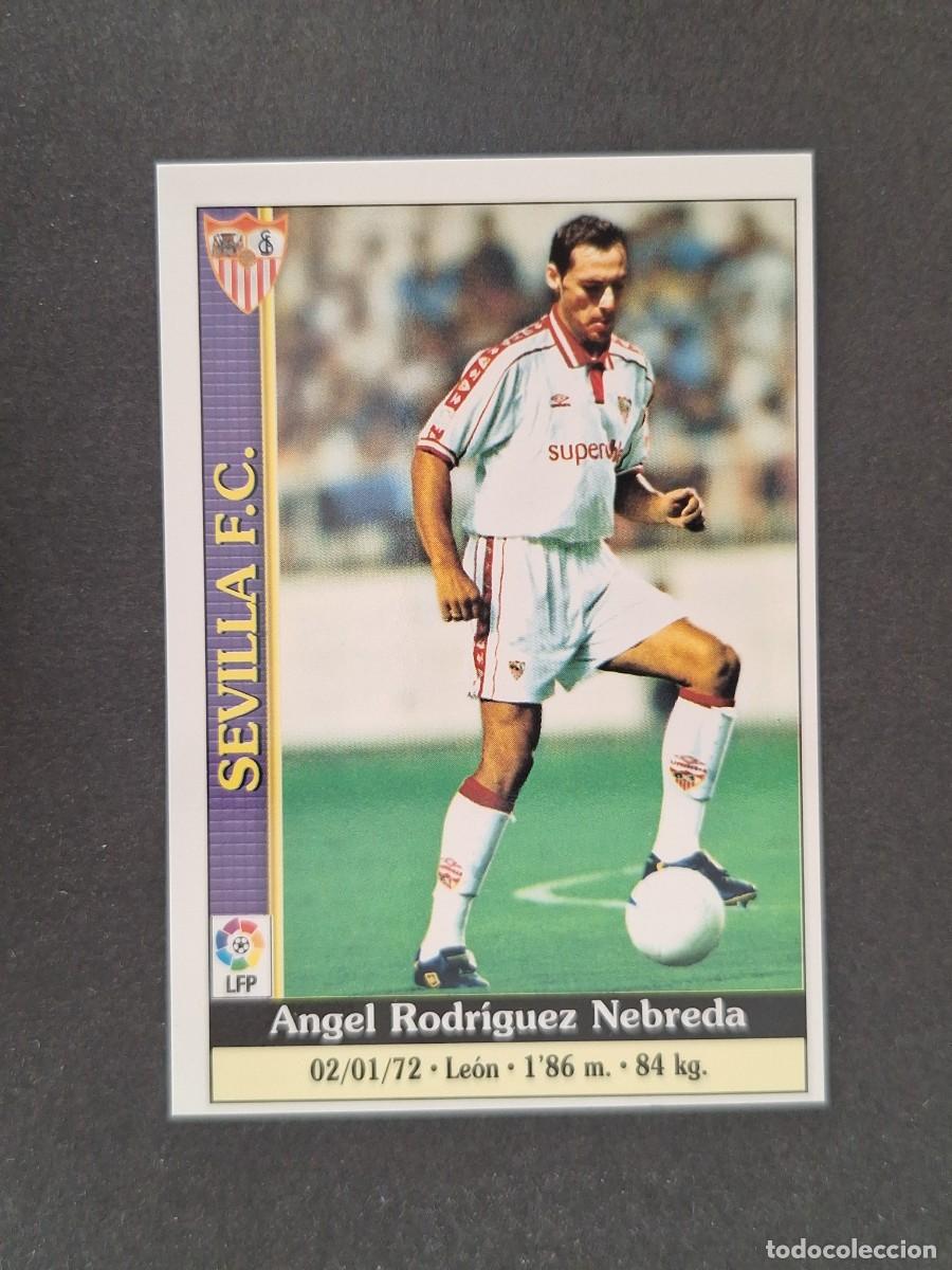 Figurine di Calcio: L1 ANGEL SEVILLA C. F. 333 MUNDICROMO LAS FICHAS DE LA LIGA 2000 99 00