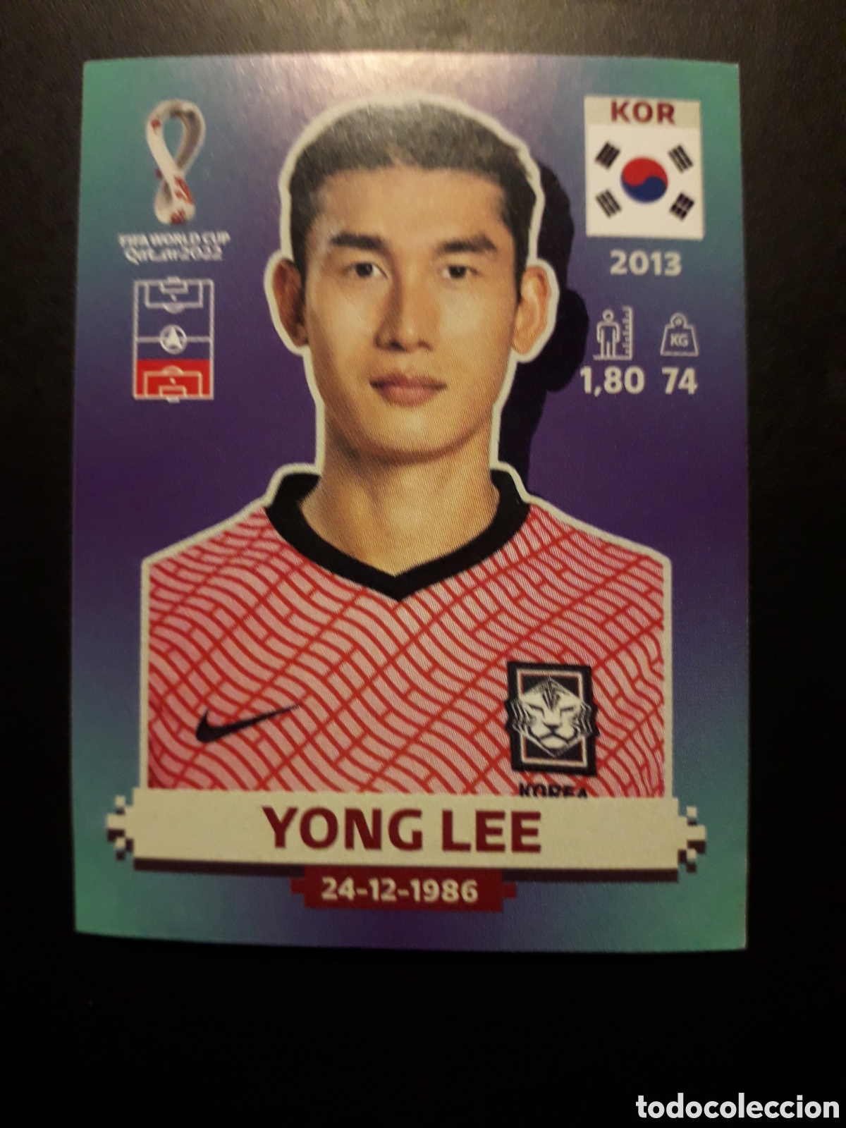 Figurine di Calcio: YONG LEE COREA N&deg; 10 COPA MUNDIAL DE F&Uacute;TBOL QATAR 2022 22 PANINI SIN PEGAR PEDIDO M&Iacute;NIMO 3&euro;