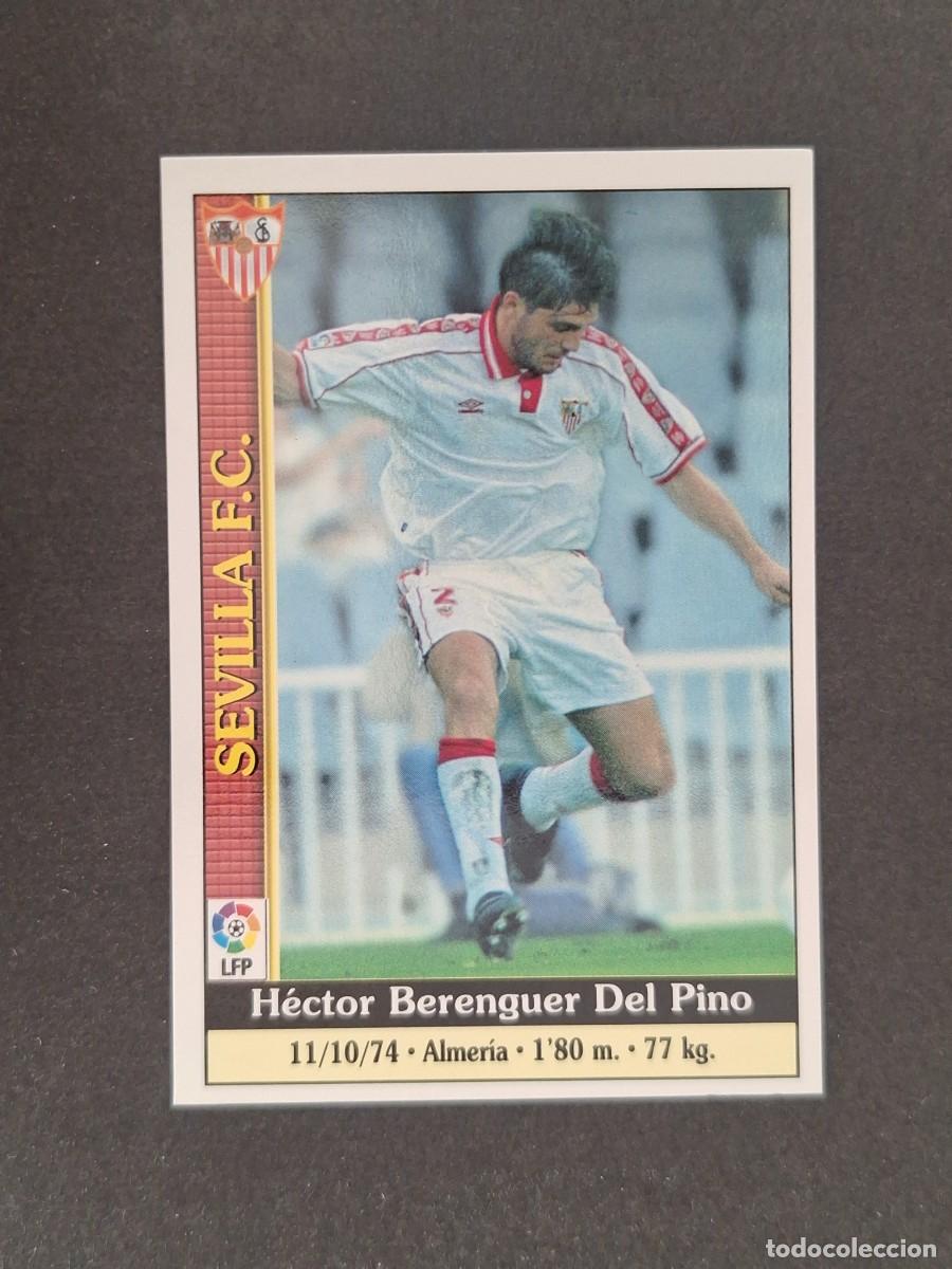 Figurine di Calcio: L1 HECTOR SEVILLA C. F. 334 MUNDICROMO LAS FICHAS DE LA LIGA 2000 99 00
