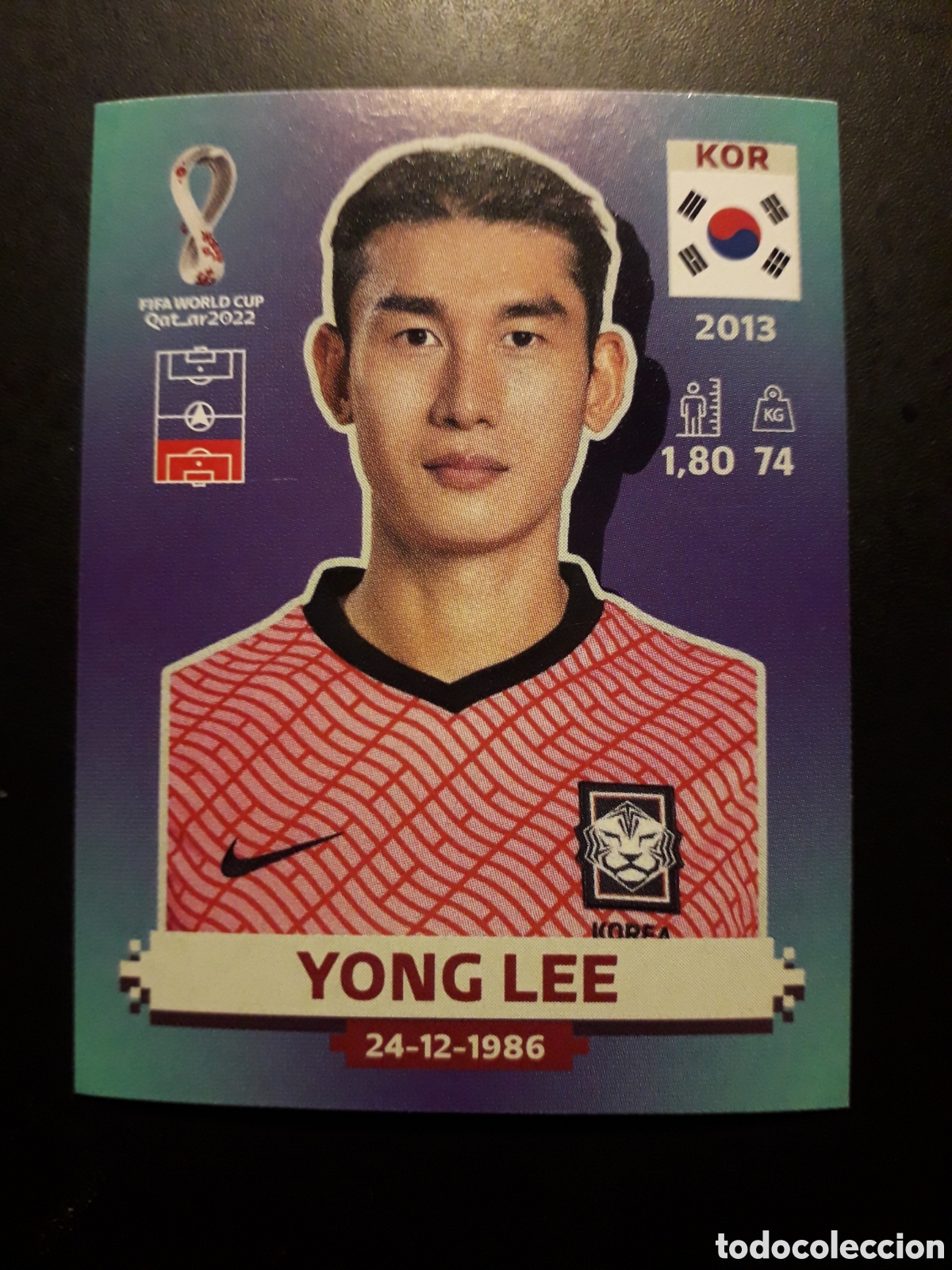Figurine di Calcio: YONG LEE COREA N&deg; 10 COPA MUNDIAL DE F&Uacute;TBOL QATAR 2022 22 PANINI SIN PEGAR PEDIDO M&Iacute;NIMO 3&euro;
