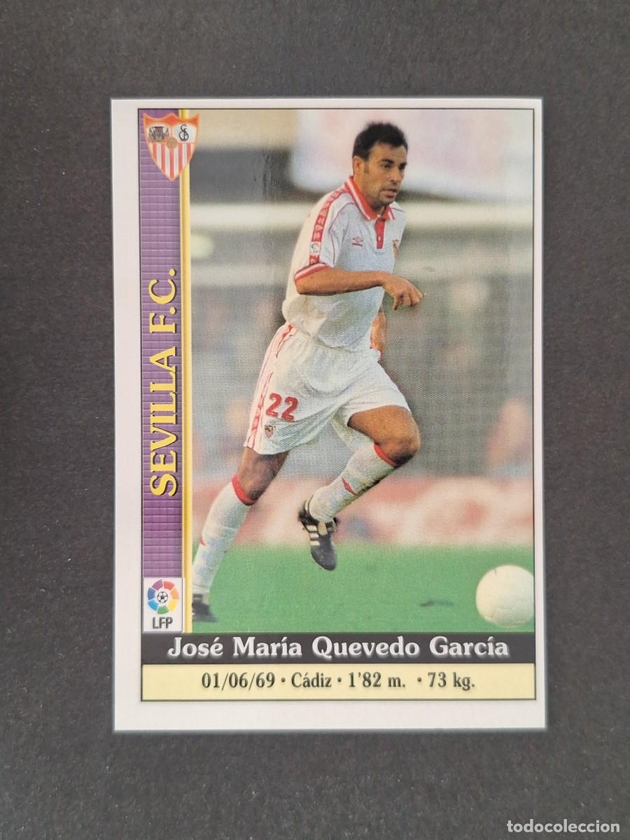 Figurine di Calcio: L1 QUEVEDO SEVILLA C. F. 336 MUNDICROMO LAS FICHAS DE LA LIGA 2000 99 00