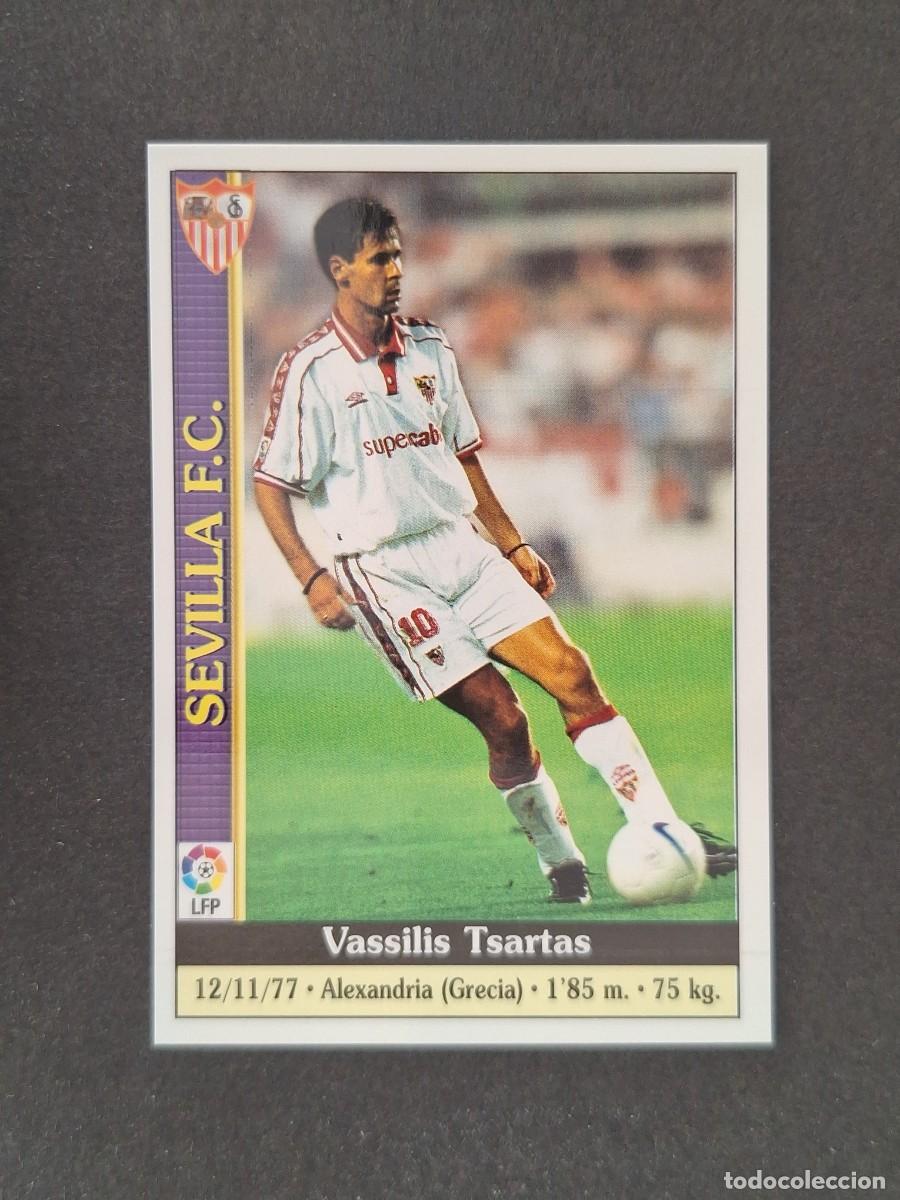 Figurine di Calcio: L1 TSARTAS SEVILLA C. F. 337 MUNDICROMO LAS FICHAS DE LA LIGA 2000 99 00