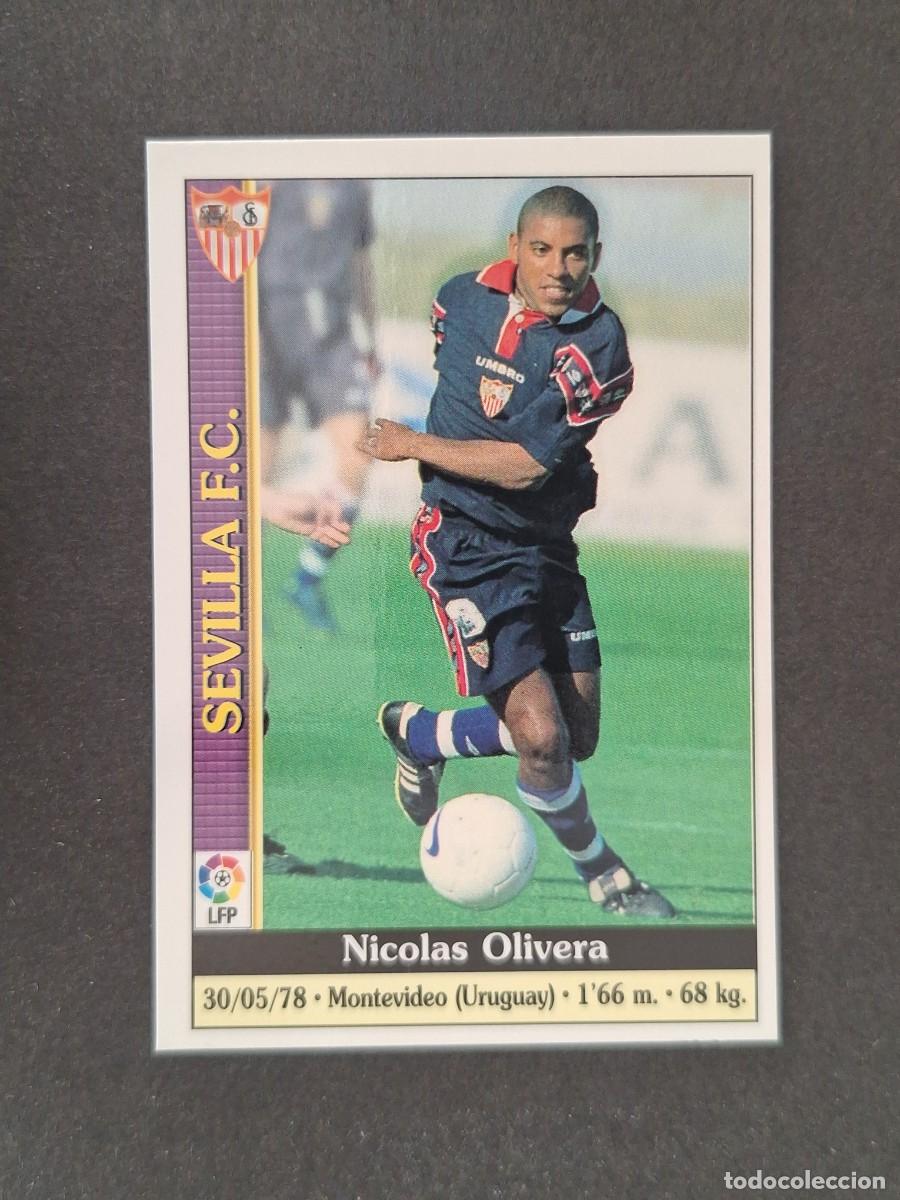 Figurine di Calcio: L1 OLIVERA SEVILLA C. F. 340 MUNDICROMO LAS FICHAS DE LA LIGA 2000 99 00