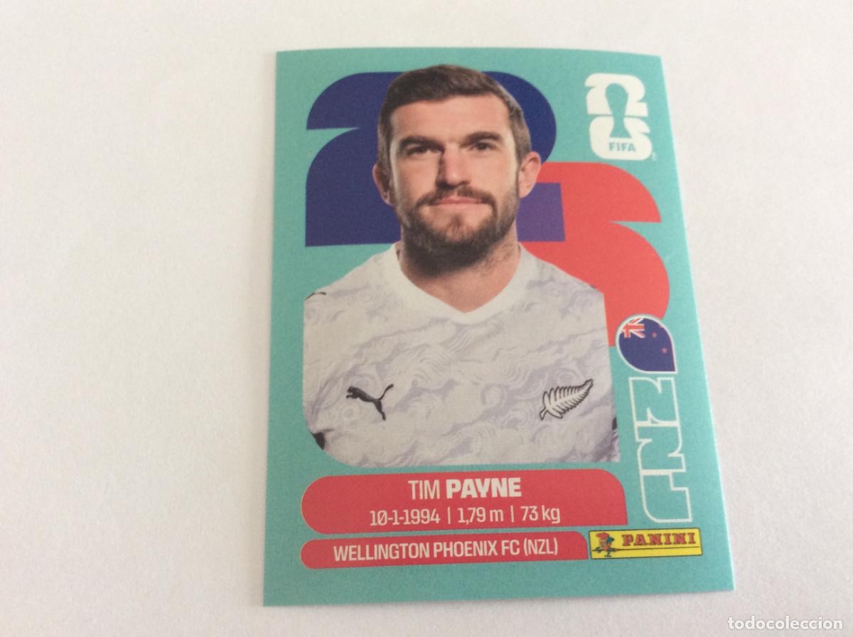 Figurine di Calcio: NZL6 NZL6 Tim Payne Nueva Zelanda Sticker Cromo FIFA World Cup 2026 26 Panini Mundial