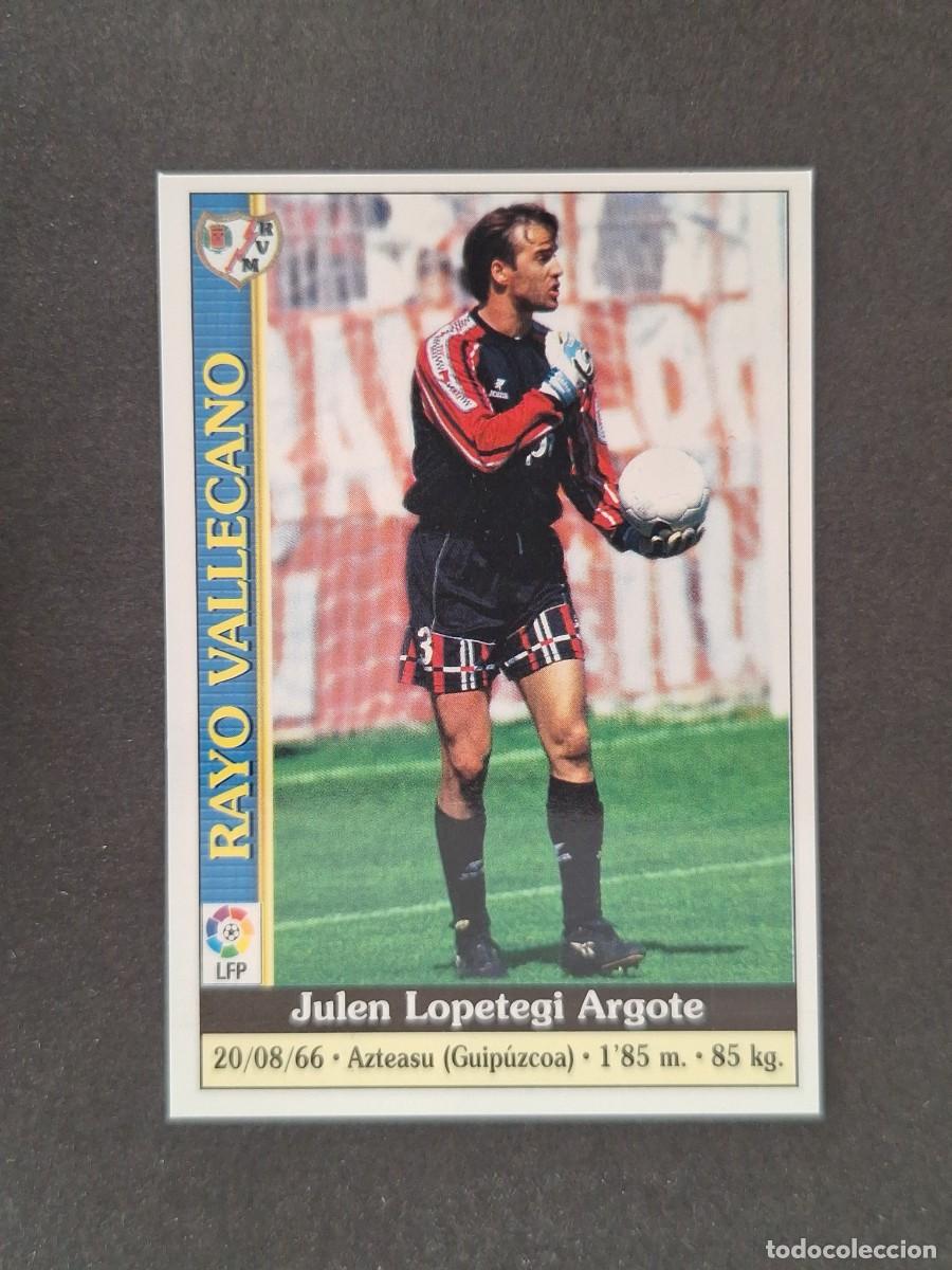 Figurine di Calcio: L1 LOPETEGUI RAYO VALLECANO 345 MUNDICROMO LAS FICHAS DE LA LIGA 2000 99 00
