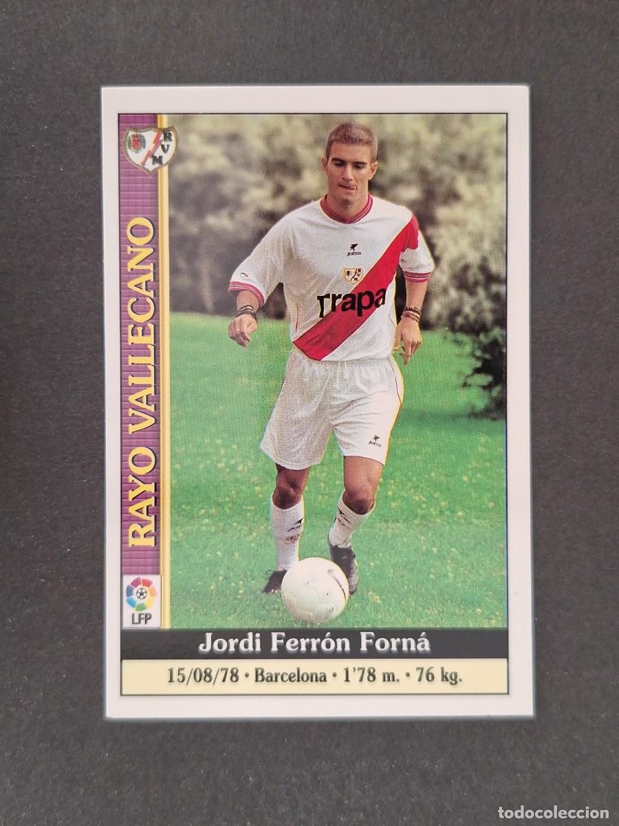 Figurine di Calcio: L1 FERRON RAYO VALLECANO 350 MUNDICROMO LAS FICHAS DE LA LIGA 2000 99 00