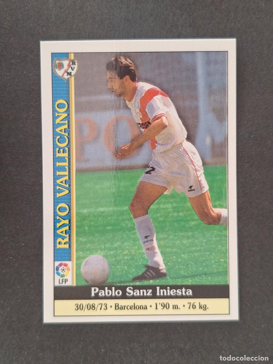 Figurine di Calcio: L1 PABLO SANZ RAYO VALLECANO 353 MUNDICROMO LAS FICHAS DE LA LIGA 2000 99 00