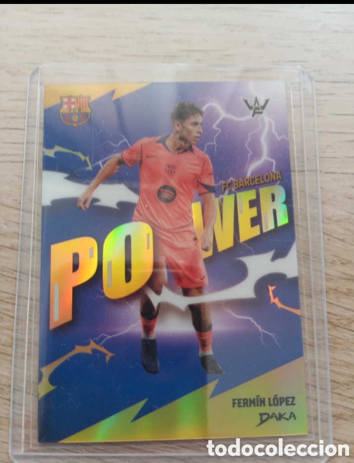 Cromos de f&uacute;tbol: Carta Ferm&iacute;n numerada