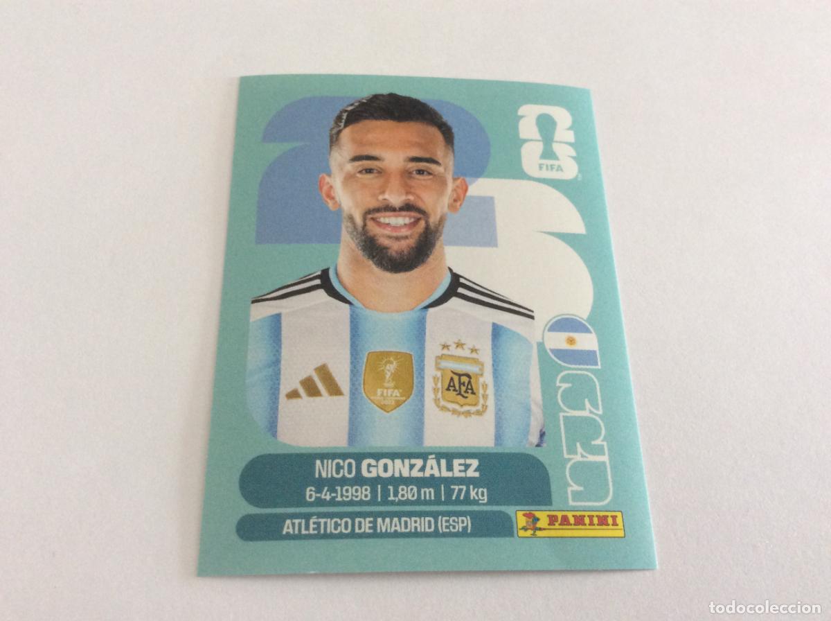 Cromos de f&uacute;tbol: ARG16 ARG 16 Nico Gonzalez Argentina Sticker Cromo FIFA World Cup 2026 26 Panini Mundial