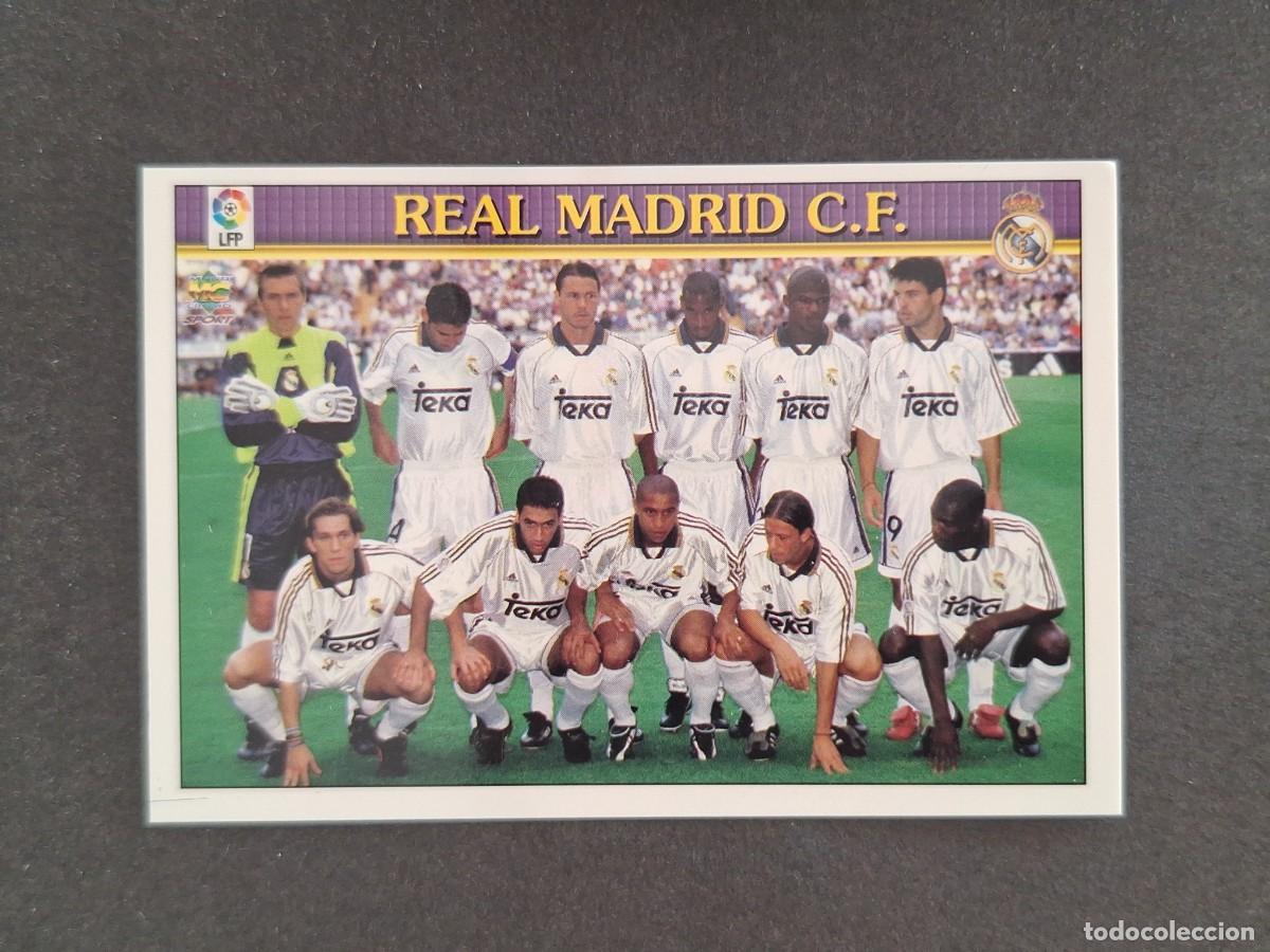 Cromos de f&uacute;tbol: L1 EQUIPO REAL MADRID 362 MUNDICROMO LAS FICHAS DE LA LIGA 2000 99 00