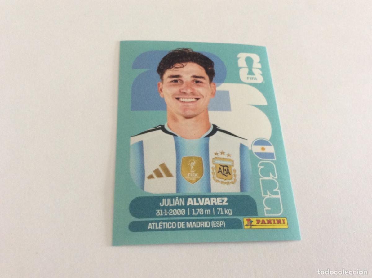 Cromos de f&uacute;tbol: ARG19 ARG 19 Julian Alvarez Argentina Sticker Cromo FIFA World Cup 2026 26 Panini Mundial