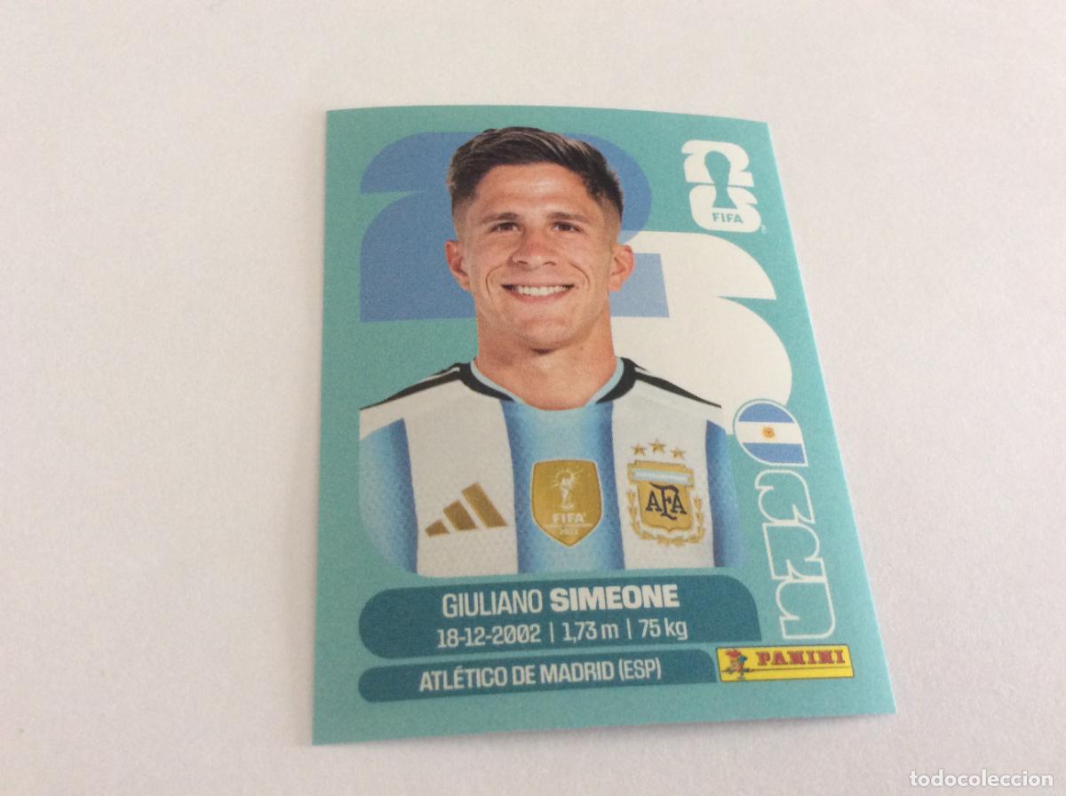 Cromos de f&uacute;tbol: ARG20 ARG20 Giuliano Simeone Argentina Sticker Cromo FIFA World Cup 2026 26 Panini Mundial