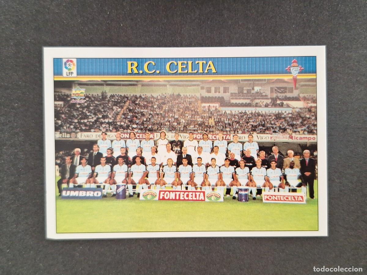 Cromos de f&uacute;tbol: L1 EQUIPO CELTA DE VIGO 365 MUNDICROMO LAS FICHAS DE LA LIGA 2000 99 00