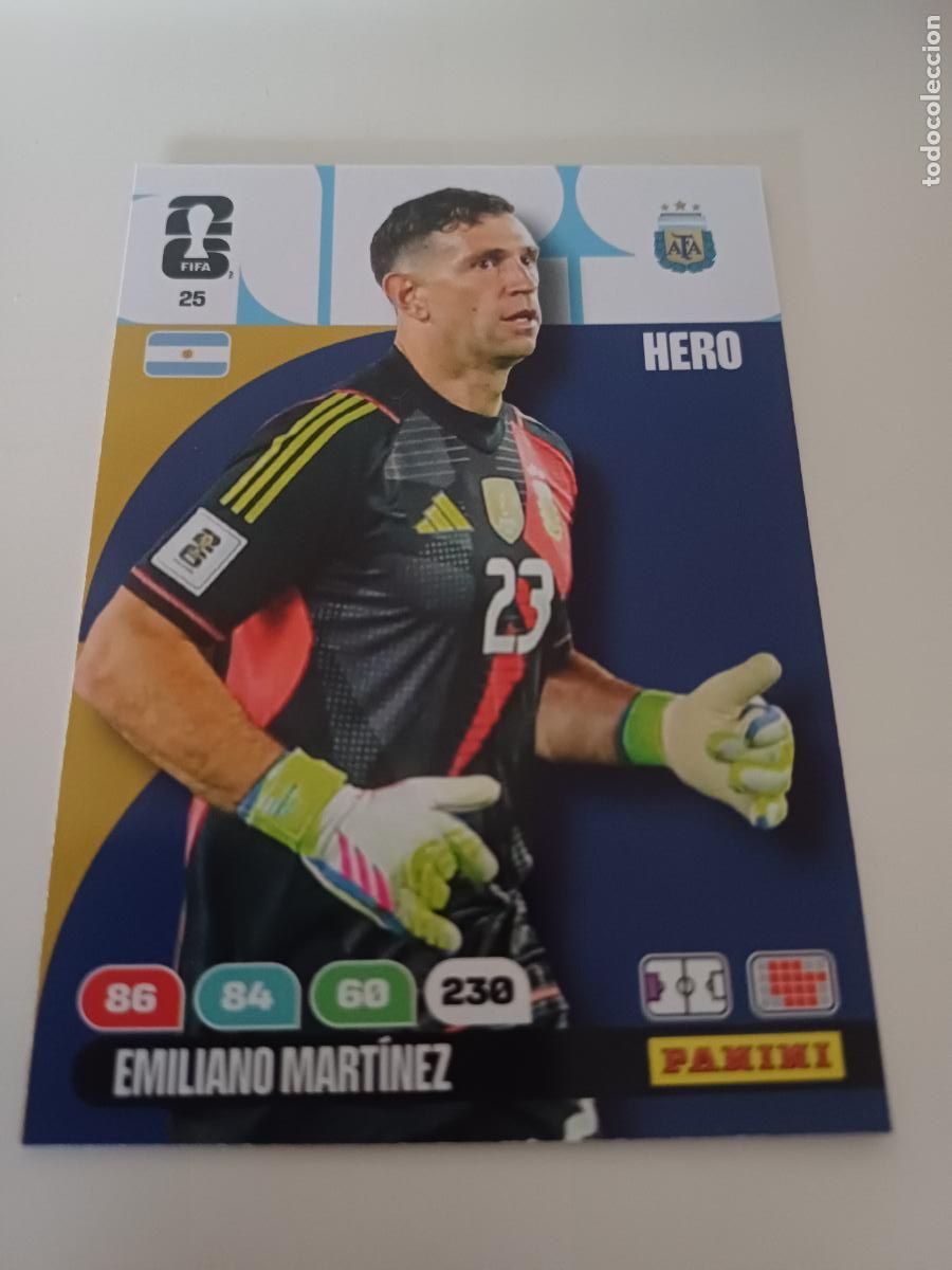 Cromos de Futebol: 025 - ARG04 - Emiliano Mart&iacute;nez / Argentina