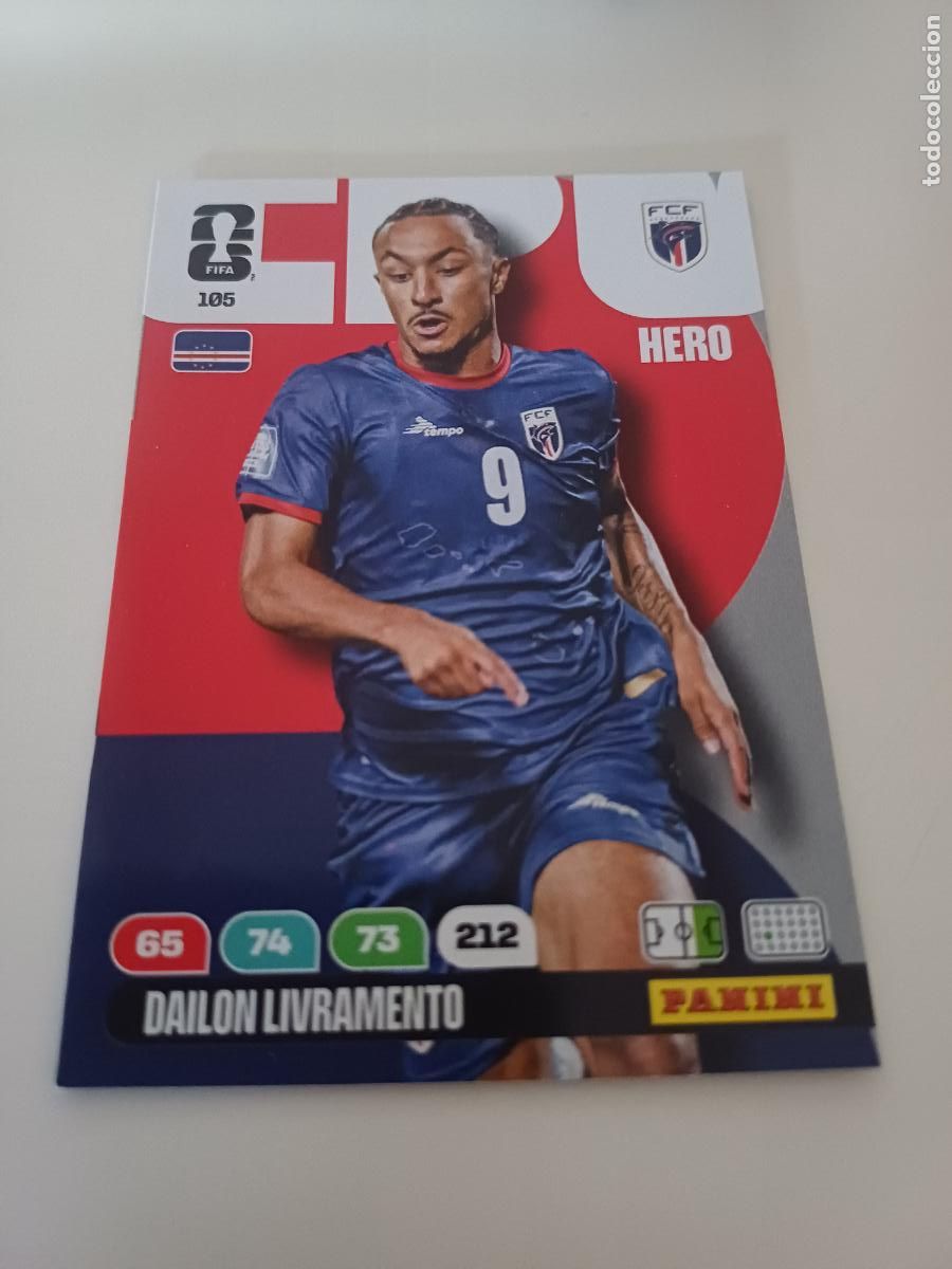 Cromos de Futebol: 105 - CPV12 - Dailon Livramento / Cape Verde