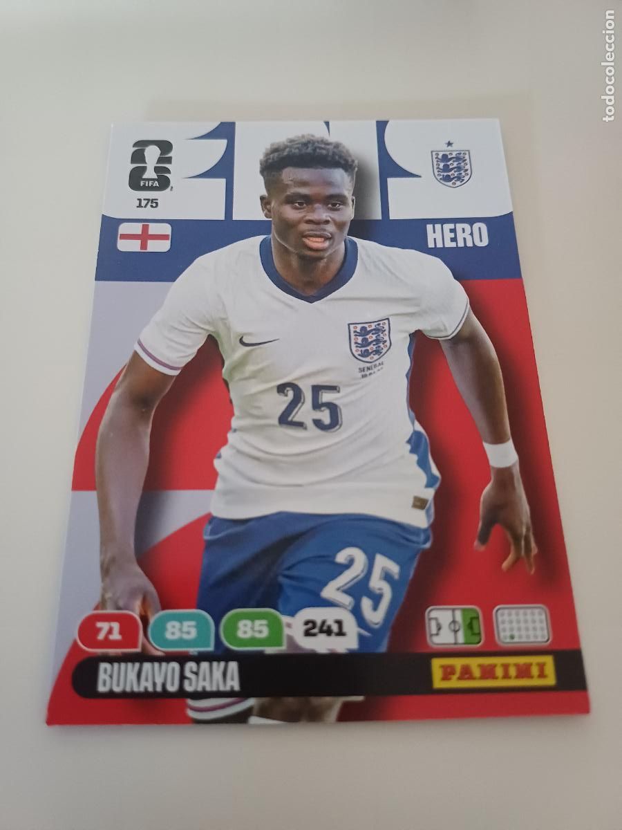 Cromos de Futebol: 175 - ENG10 - Bukayo Saka / England