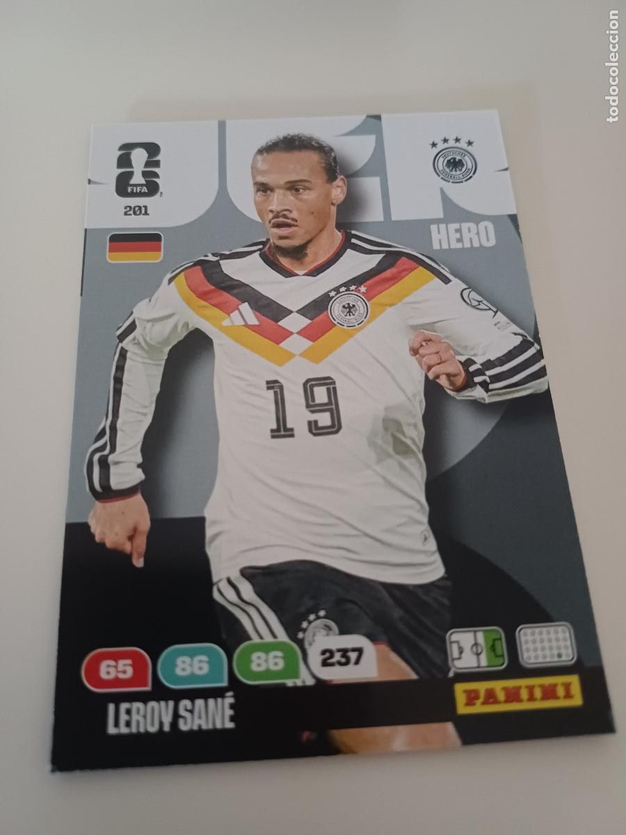 Cromos de f&uacute;tbol: 201 - GER12 - Leroy San&eacute; / Germany