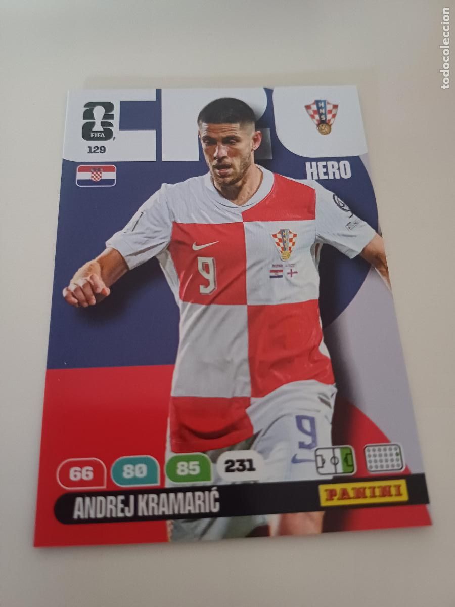 Cromos de f&uacute;tbol: 129 - CRO12 - Andrej Kramari? / Croatia