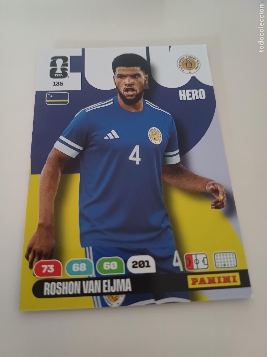 Cromos de f&uacute;tbol: 135 - CUW06 - Roshon van Eijma / Cura&ccedil;ao
