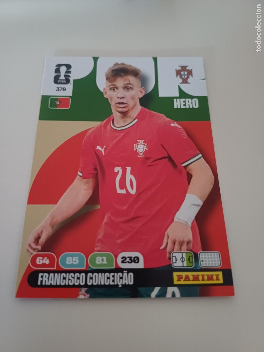 Cromos de f&uacute;tbol: 379 - POR10 - Francisco Concei&ccedil;&atilde;o / Portugal