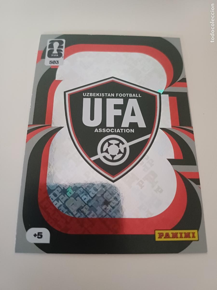 Cromos de f&uacute;tbol: 503 - UZB02 - Uzbekistan Logo / Uzbekistan